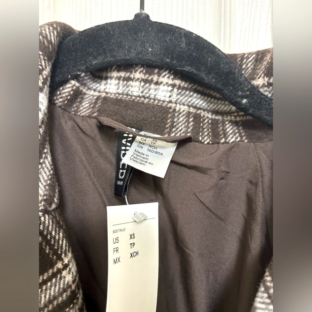 NWT H&M Belted Maxi Coat - Picture 8 of 9